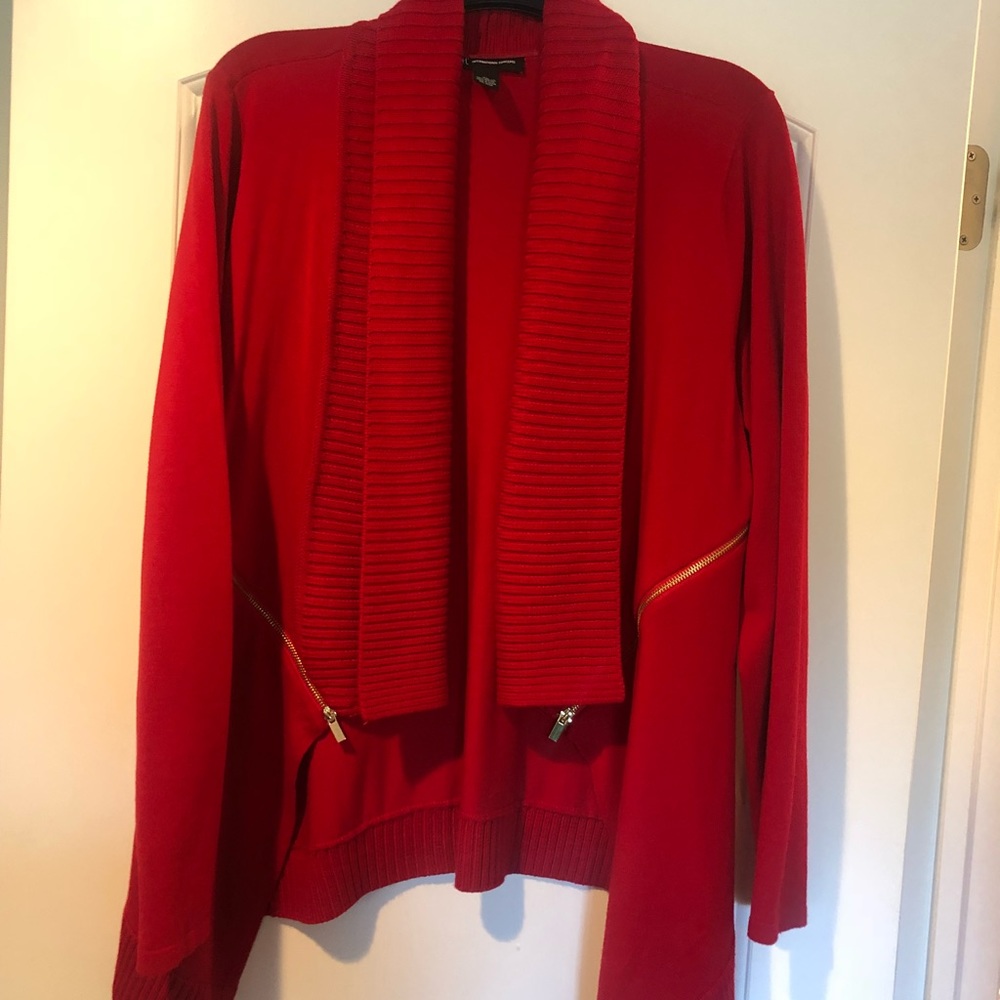 INC Red Sweater Size XL